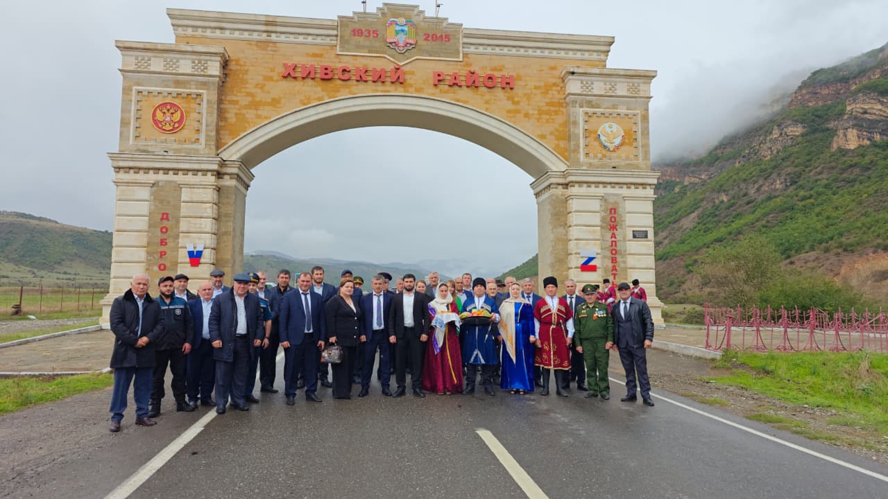 Представители МЧС Дагестана приняли участие в мероприятиях, посвященных 90-летию Хивского района